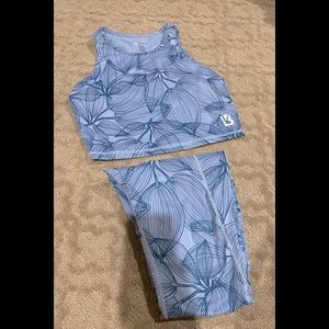 Buff bunny matching workout set- size large